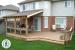 Single level, medium size deck with roof (#1RTW7002).