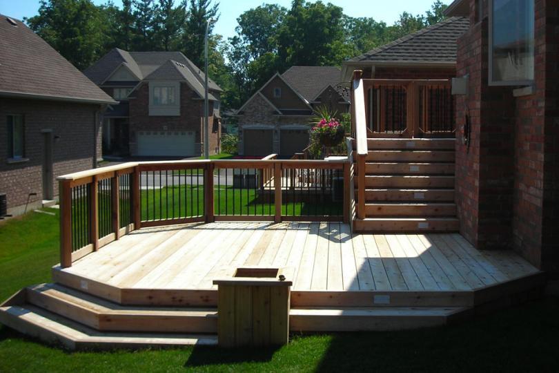 2 Level Diy Deck Plans Right View Of Large 2 Level Deck 2r11031